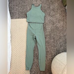 All in Motion Sage Green Leggings Set